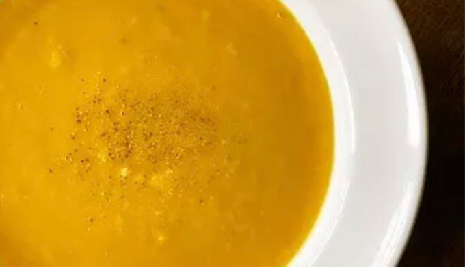 発酵ライスミルクのかぼちゃスープ